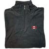 BE BOARD Felpa in Micro Pile Mezza Zip Taglie Forti Articolo 9827BIG Colore Grafite (7XL)