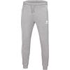 Errea Denali pantalone uomo sportivo con polsino 80% cotone 20% poliestere 300 gr (S, GRIGIO) .