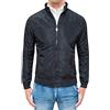 Evoga Giacca giubbotto uomo casual giubbino estivo trench impermeabile (XL, Nero)