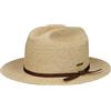Stetson Cappello di Paglia Open Road Toyo Donna/Uomo - Estivo da Cowboy Sole con Fodera Primavera/Estate - XL (60-61 cm) Natura