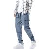 ORANDESIGNE Jeans Uomo Pantaloni Denim da Jogging Chino Elasticizzati Tempo Libero Slim Fit Jeans Ragazzo con Coulisse Jeans Affusolati A Blu XXL