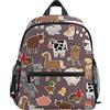 BEUSS Fattoria Mucca Animali Modello Pecore Zaino per Asilo Nido Prescolare Bambini Studente Bookbag Zainetti per Viaggio Ragazze Ragazzi 2-7 Anni Capretto