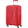 American Tourister Soundbox - Spinner 67/24 Tsa Exp, Valigia Espandibile, M (67 cm - 81 L), Rosso (Coral Red)