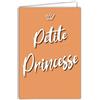 AFIE 69-8020 - Biglietto piccola principessa, corona per bambina, nascita, battesimo, compleanno, festa, bambino, con busta, formato 12 x 17,5 cm, carta da 300 g, proveniente da foreste gestite