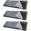 HAOBIN Custodia universale in silicone per tastiera trasparente per computer, impermeabile alla polvere