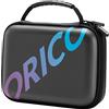 ORICO Custodia Rigida 3.5'', Impermeabile Antiurto Custodia Hard Disk Esterno per 2,5/3,5 Pollici SSD/HDD, con Dimensione Interna 18.8 * 12.8CM.(Nero)