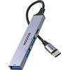 MOGOOD Adattatore Multiport MOGOOD USB C HUB Con PD 60W, 3 Porte USB 2.0, Compatibile Con MacBook Pro, iPad Pro, Dell, Chromebook e Altro