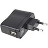 TOPCHARGEUR TOP CHARGEUR * Adattatore Caricatore Caricabatteria Alimentatore 5V per 220V AC a Uscita Output DC 5V 500mA 0.5A 2.5W verso USB Certificazione CE