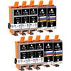 Supply Guy 10 cartucce compatibile con Canon PGI-35 CLI-36 per Pixma IP100 IP110 IP110 + Battery IP110 Series MINI260 TR150 IP100v IP110 Battery 260 MINI