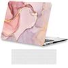 AUSMIX Custodia per MacBook Pro 13 2020-2016 Release M1 A2338/A2289/A2251/A2159/A1706/1708/A1989 in plastica rigida e protezione tastiera per il 2020 Mac Pro 13,3 rosa marmo