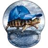 AOKSUNOVA Tappetino Mouse Ergonomico con Poggiapolsi Mouse Pad Tartaruga | Mouse pad ergonomico con poggiapolsi in gel, superficie Lycra liscia e base antiscivolo per lavoro, studio e gaming