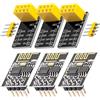 AZDelivery 3 x ESP-01S ESP8266 Modulo Wifi con Adattatore Breadboard compatibile con Arduino incluso un E-Book!