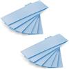 Poppstar 12x Pad Termici per M.2 SSD (3 spessori: 0,5 mm/1,0 mm/1,5 mm, 4 pezzi ciascuno) Thermal Pads con Conducibilità Termica 6 W/m*k, Colore Blu