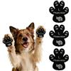 Phaechild Cani Protezioni Zampe Pads, Controllo trazione per Antiscivolo,dallo scivolamento su pavimenti scivolosi,Autoadesivo Cane Calze Scarpe per Cani Sostituzione Nero 80 pz - L