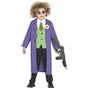 Guirca- The Joker Costume Giullare Loco 7/9, Giallo, Viola e Verde, Taglia 7-9 Anni, 87323