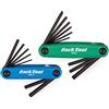 Park Tool FWS-2 - Set di chiavi pieghevoli, blu/verde