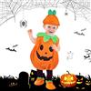 XLZJYIJ Costume da Zucca di Halloween, Costume da zucca per bambini, Senza Maniche Costume da Pumpkin, Costume halloween neonato, Costume cosplay di Carnevale unisex, Taglia 90-110 cm (90)