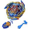 Dereine Bey Blade Burst Bayblades Metal Fusion Trottola Metallo con Lanciatore e Maniglia, Bey Blade Giocattolo Set Regali per Bambini (A)