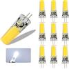 COITROZR Lampadina LED G4, 5W lampade LED G4 450LM bianco freddo 6000K, Equivalente a 40W Lampada Alogena, AC/DC 12-24V, dimmerabile, senza sfarfallio, confezione da 10