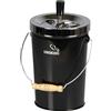 Lifestyle-Ambiente Posacenere girevole XXL Smoking nero cromato