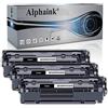 alphaink 3 Toner Compatibili per HP 12A Q2612A per stampanti HP Laserjet 1010 1012 1015 1018 1020 1022 1022n 1022nw 3015 3020 3030 3050 3052 3055 M1005 M1319 M1319f - 2000 copie l'uno (3 Nero)