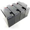 Mtxtec Batteria Ricambio compatibile con Ups APC Smart Gruppo di Continuità 2200/3000/5000, Smart Gruppo di Continuità XL 2200/3000 (4 Einzelakkus)