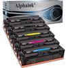 alphaink 5 Toner SENZA CHIP compatibili con HP 415X W2030X W2031X W2032X W2033X per stampanti HP Color LaserJet PRO M454, M470, M479, M454DN, M454DW, M454FW, M454NW, M479DN.