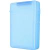 Longyitrade - Custodia per hard disk portatile da 3,5 pollici, in plastica a prova di polvere IDE SATA HDD Blue