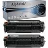 alphaink 2 Toner neri Compatibili con HP 312A CF380X per stampanti HP Color Laserjet Pro MFP M451dn M451dw M451nw M475dn M475dw M476dn M476dw M476nw M351a M375nw (2 Nero)