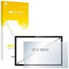 upscreen 27 Pellicola Protettiva Opaca per PC touch panel con 68.6 cm (27 pollici) [598 mm x 336 mm, 16:9] Protezione Proteggi Schermo