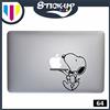 Stick-up Adesivo Snoopy cameriere - computer portatile decalcomania - tutti i modelli di macbook