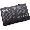 vhbw Batteria Li-Ion 4400mAh 14.8V nera per TOSHIBA PA3395U-1BRS Satellite sostituisce PA3421U-1BRS