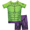 Marvel Costume da Bagno per Ragazzi a Due Pezzi L'incredibile Hulk Verde 2-3 Anni