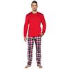 Italian Fashion Pigiama Uomo Cotone Lungo | Pigiama Uomo Invernale | Completo 2 Pezzi con Maniche Lunghe e Pantaloni | Pigiami Caldi Casual per Uomini S-XXL