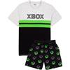 Xbox Pigiama Mens Adulti Gioco Black T-Shirt e Pantaloncini Pjs Merchandise L