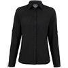 Craghoppers Expert Womens Kiwi Long Sleeved Shirt Camicia Button-Down, Black, 10 Donna
