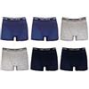 Enrico Coveri 6 Boxer Bambino con Elastico Esterno, in Cotone Elasticizzato, EB4000