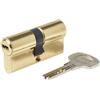Yale 110723535040201 - Cilindro ad alta sicurezza CS10 doppio accoppiamento, in ottone, 35 x 35 mm, chiave inglese