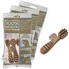Ferplast Snack cane Snack naturale per cane Snack Igiene Orale Taglia Media Contro l'alito cattivo con alga Ascophillum Kit da 3 confezioni 264g