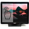 iggual - Monitor da 15 Pollici LCD - Schermo Touch Screen MTL15C - Placca VESA 75 x 75 - Compatibile con Windows e MS-DOS - Peso 4 Kg - Colore Nero