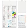 Calendario olandese personalizzato Shaded Moderno 23 x 47 cm personalizzate o neutre