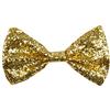 Boland 53110 - Papillon glitter, oro, misura circa 13 cm, elastico, design stretto, lucido, costume, carnevale, halloween, festa in maschera, festa a tema
