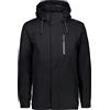 CMP, Giacca Uomo Con Cappuccio Zip E Ventilazione, Antracite, 46