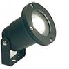 Sovil Illuminazione Faretto con staffa orientabile in alluminio faro giardino 9.8 cm nero