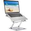 Usoun Supporto PC Portatile, Ergonomico Supporto per Laptop in Alluminio Regolabile per scrivania, Notebook Riser Compatibile con MacBook Air/Pro, Dell, XPS, HP, Lenovo 10-17 Laptops