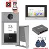 HIKVISION Set per videocitofono monoutenza, display interno colore bianco e nero