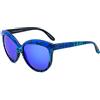 ITALIA INDEPENDENT Donna 0092INX-022-000 Occhiali da sole, Multicolore (Azul/Nero), 58