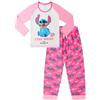 Disney Pigiama lungo Lilo and Stitch Stay Weird rosa bianco, rosa, 7-8 Anni