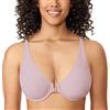 DELIMIRA Donna Reggiseno Aperto Davanti Senza Cuciture con Ferretto Sostegno Senza Imbottitura Sargassi 4B