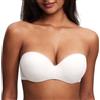 DOBREVA Donna Reggiseno Senza Spalline Push Up Multifunzione con Ferretto Imbottito Reggiseni a Fascia Naturale 5B